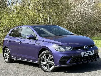 Used VW Polo R-line 110 HP (80 kW) 2022 Mauve/purple Hatchback