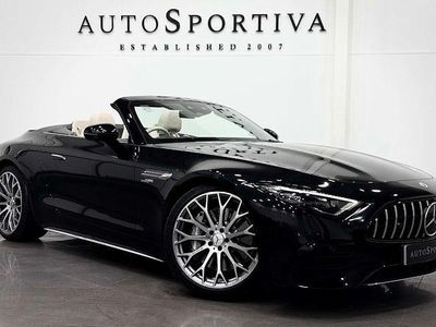 Used Mercedes SL43 AMG AMG 381 HP (280 kW) 2023 Black Cabriolet