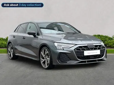 Begagnad Audi A3 Black Edition 147 HK (108 kW) 2025 Grå Halvkombi