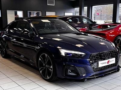 Used Audi A5 S-Line 245 HP (180 kW) 2021 Blue Coupe