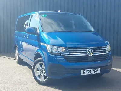 Used VW T6.1 SE 150 HP (110 kW) 2021 Blue Van