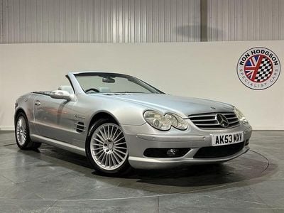 Brilliant silver Used 2003 Mercedes SL55 AMG AMG Cabriolet | £19,995