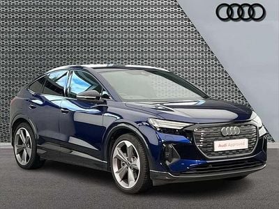 Used Audi Q4 Sportback e-tron Black Edition 210 kW (286 HP) 2025 Blue SUV