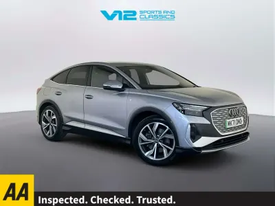 Begagnad Audi Q4 Sportback e-tron Performance 150 kW (204 HK) 2021 Silver SUV
