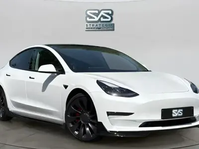 Used Tesla Model 3 Performance 461 kW (627 HP) 2020 White Sedan
