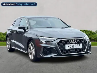 Usado Audi A3 S-Line 150 HP (110 kW) 2021 Cinzento Sedan