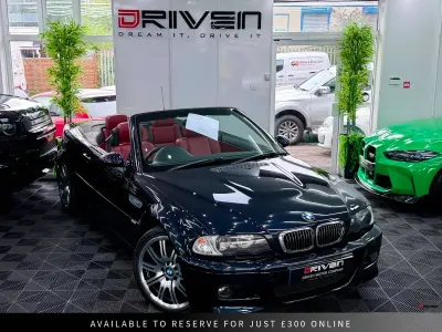 Used BMW M3 Cabriolet M Sport 343 HP (252 kW) 2003 Black Cabriolet
