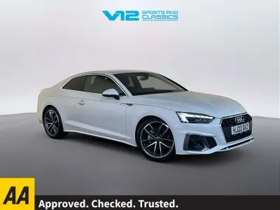 Używany Audi A5 S-Line 204 KM (150 kW) 2022 Biały Coupe