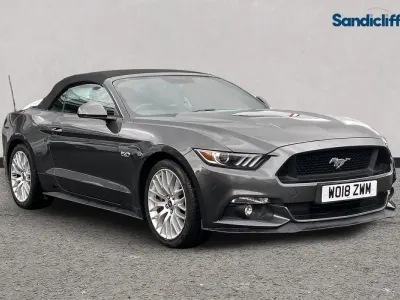 Used Ford Mustang GT Convertible 416 HP (305 kW) 2017 Grey Cabriolet