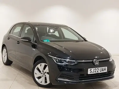 Used VW Golf VIII Style 150 HP (110 kW) 2022 Black Hatchback