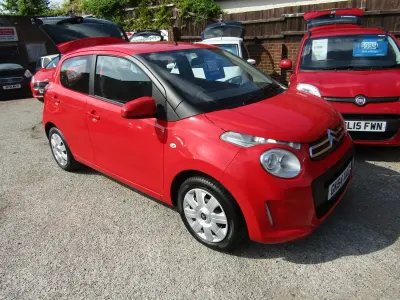 Używany Citroën C1 Feel 68 KM (50 kW) 2014 Czerwony Hatchback