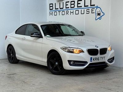 Used BMW 218 Sport Line 2016 White Coupe
