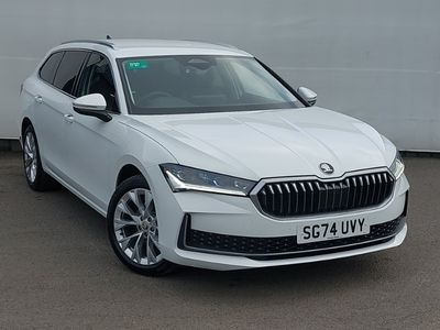 White Used 2024 Skoda Superb SE L Estate | £27,498 (Fair price)
