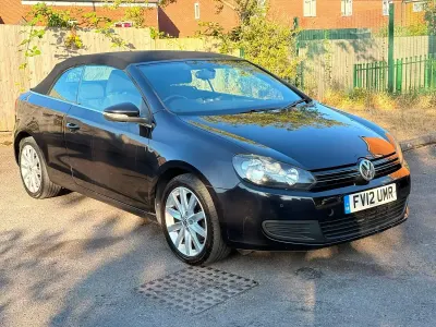 Used VW Golf Cabriolet S 105 HP (77 kW) 2012 Black Cabriolet