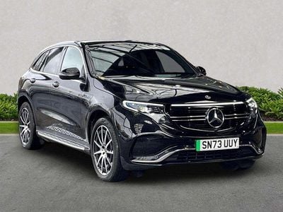 Used Mercedes EQC400 AMG line 300 kW (408 HP) 2023 Black SUV