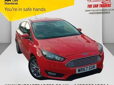 Red Used 2017 Ford Focus Zetec Hatchback | £8,288 (Fair price)