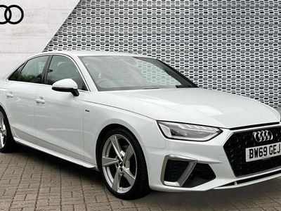 Used Audi A4 S-Line 150 HP (110 kW) 2020 White Sedan