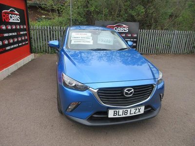 Usado Mazda CX-3 105 HP (77 kW) 2018 Azul SUV