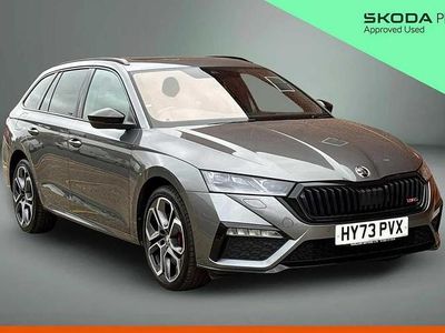 Used Skoda Octavia vRS 241 HP (177 kW) 2023 Grey Estate