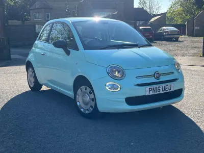 Used Fiat 500 Pop 69 HP (50 kW) 2016 Green Hatchback