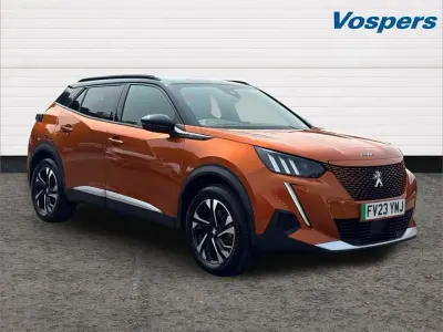 Used Peugeot e-2008 GTi 100 kW (136 HP) 2023 Orange SUV