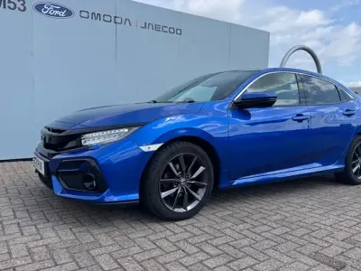 Used Honda Civic EX 126 HP (92 kW) 2021 Blue Hatchback