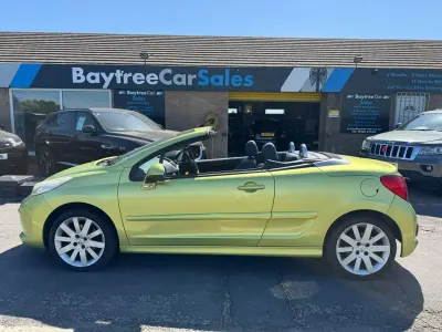 Used Peugeot 207 2009 Yellow Cabriolet