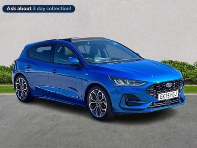 New Ford Focus ST-Line X 2025 Blue Hatchback