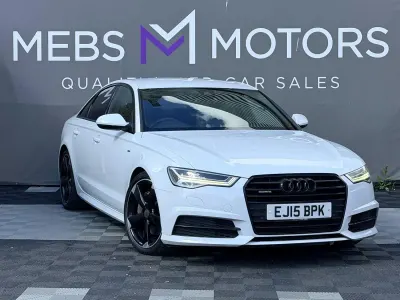 Begagnad Audi A6 Black Edition 2015 Vit Sedan