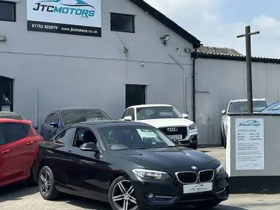 Used BMW 218 Sport Line 150 HP (110 kW) 2016 Black Coupe