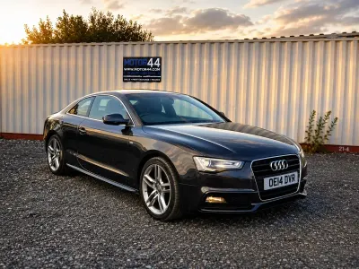 Used Audi A5 S-Line 245 HP (180 kW) 2014 Grey Coupe