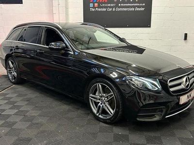Used Mercedes E220 AMG line 194 HP (142 kW) 2017 Black Estate
