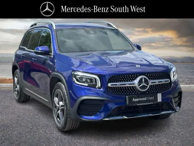 Używany Mercedes GLB200 AMG line 163 KM (119 kW) 2022 Niebieski SUV