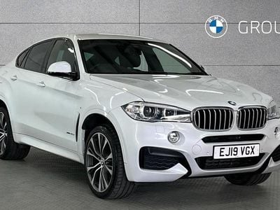 White Used 2019 BMW X6 M Sport SUV | £28,990 (Fair price)