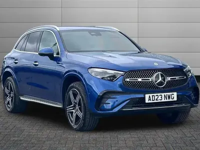 Used Mercedes GLC300e AMG Line Premium 313 HP (230 kW) 2023 Spectral blue SUV