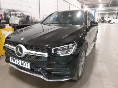 Used Mercedes GLC220 AMG Line Premium 194 HP (142 kW) 2022 Black SUV