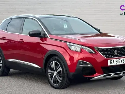 Used Peugeot 3008 GT-line 131 HP (96 kW) 2019 Red SUV