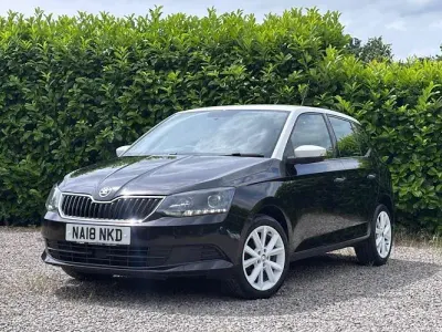 Used Skoda Fabia Colour Edition 95 HP (69 kW) 2018 Black Hatchback