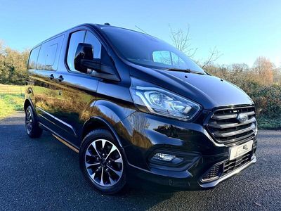 Black Used 2021 Ford Transit Custom Sport Van | £18,995 (Fair price)