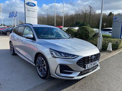Begagnad Ford Focus ST-Line X 125 HK (91 kW) 2025 Silver Kombi