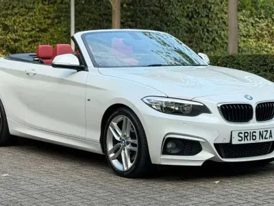 Used BMW 220 M Sport 190 HP (139 kW) 2016 White Cabriolet