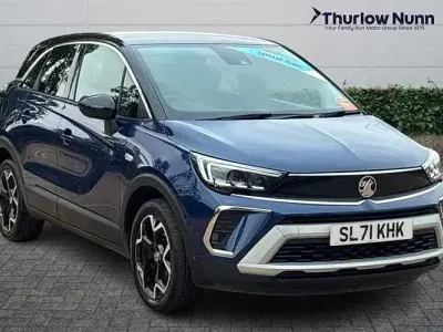Used Vauxhall Crossland Elite 131 HP (96 kW) 2021 Blue SUV