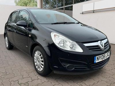 Used Vauxhall Corsa 59 HP (43 kW) 2008 Black Hatchback