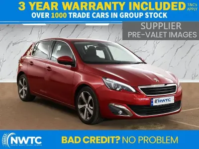 Used Peugeot 308 Allure 130 HP (95 kW) 2015 Red Hatchback