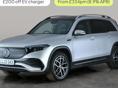 Used Mercedes EQB350 AMG line 214 kW (292 HP) 2022 Silver SUV