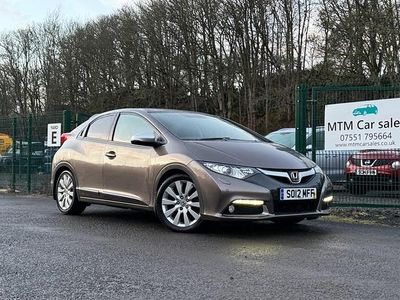 Brown Used 2012 Honda Civic EX Hatchback | £4,495 (Fair price)