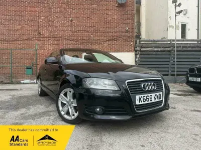 Used Audi A3 Cabriolet Sport 2008 Black Cabriolet