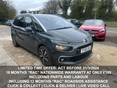 used Citroën Grand C4 Picasso (2016/66)Flair BlueHDi 120 S&S EAT6 auto 5d