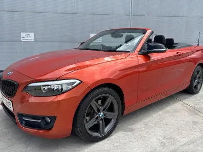 Used BMW 218 Sport Line 2015 Orange Cabriolet