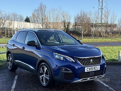Blue Used 2019 Peugeot 3008 GT-line Hatchback | £10,950 (Fair price)